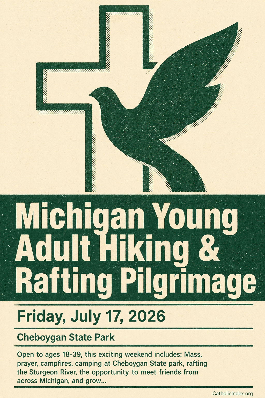 Michigan Young Adult Hiking & Rafting Pilgrimage