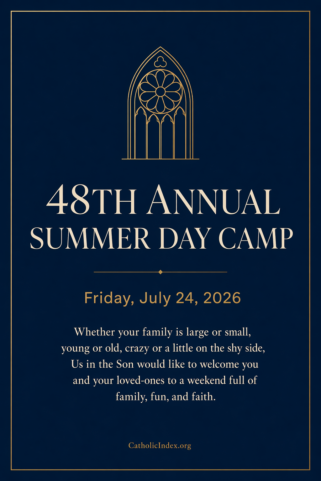 48TH ANNUAL SUMMER DAY CAMP