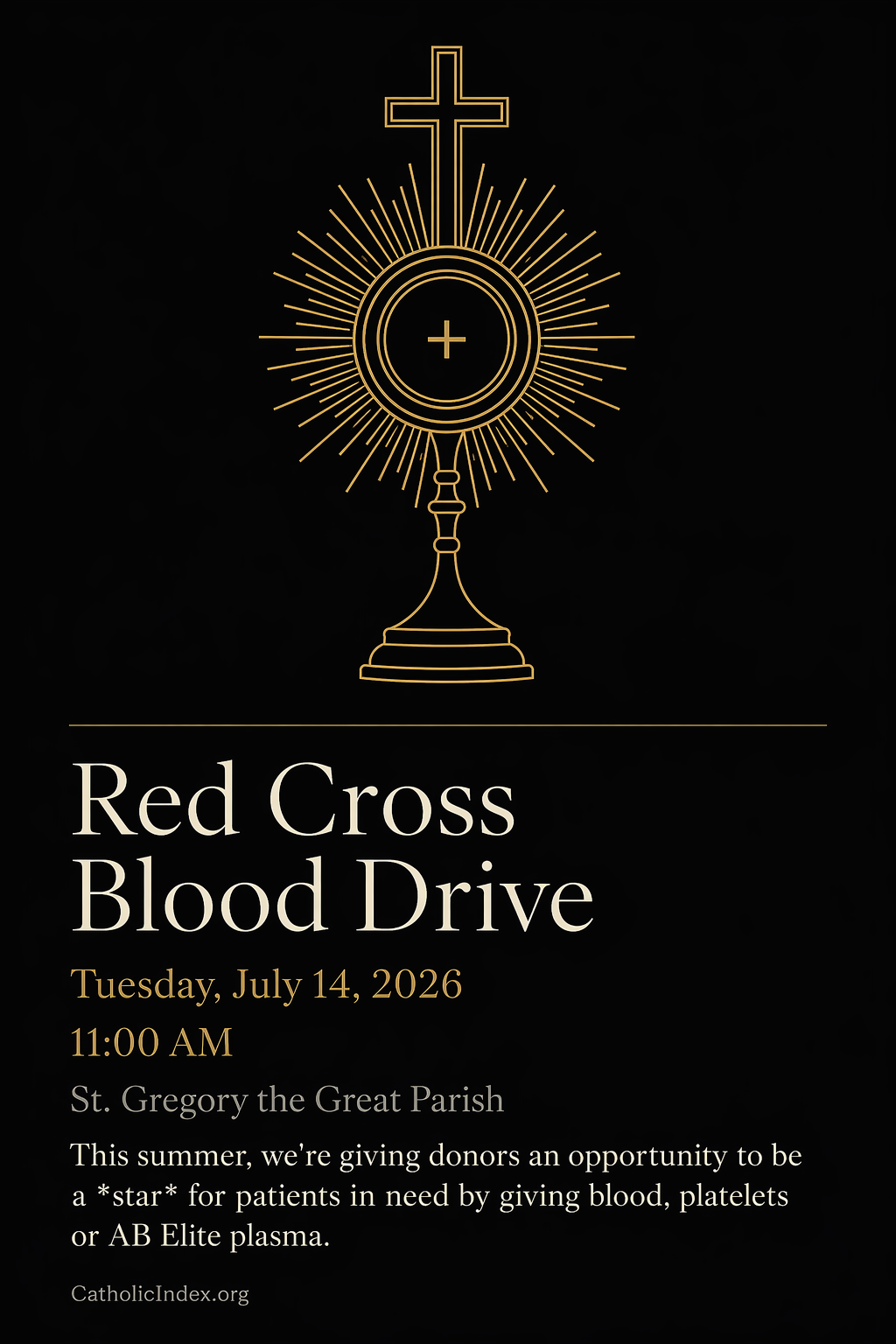 Red Cross Blood Drive