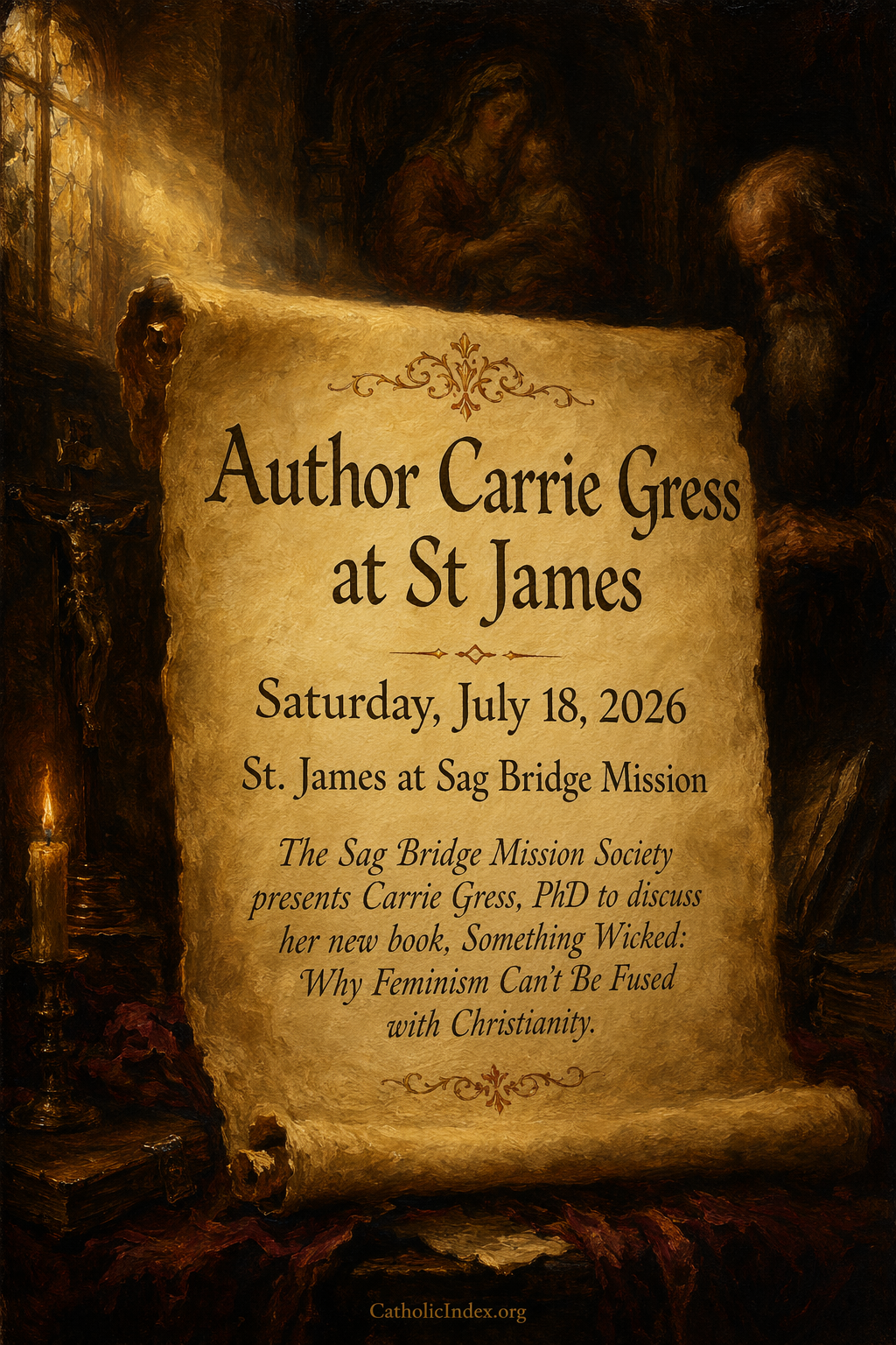 Author Carrie Gress at St James