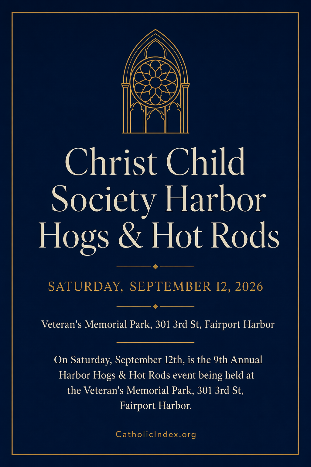 Christ Child Society Harbor Hogs & Hot Rods