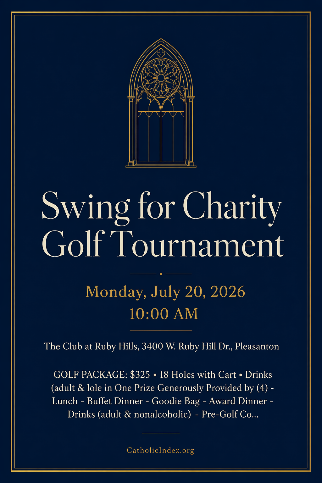 Swing for Charity Golf Tournament