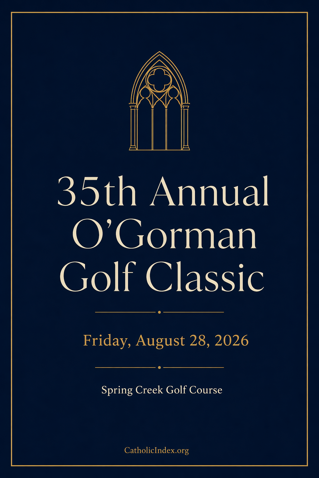 35th Annual O'Gorman Golf Classic