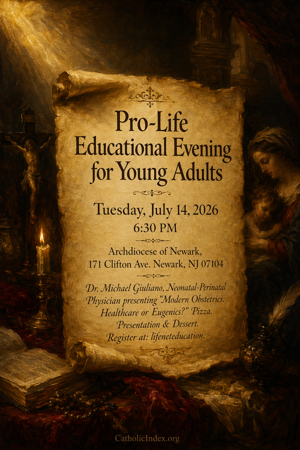 Pro-Life Educational Evening for Young Adults