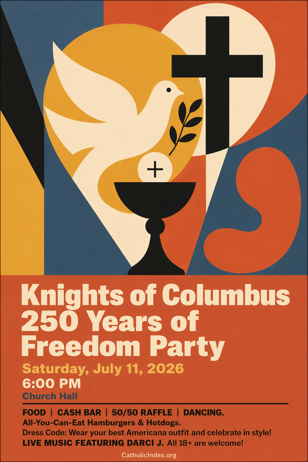 Knights of Columbus 250 Years of Freedom Party