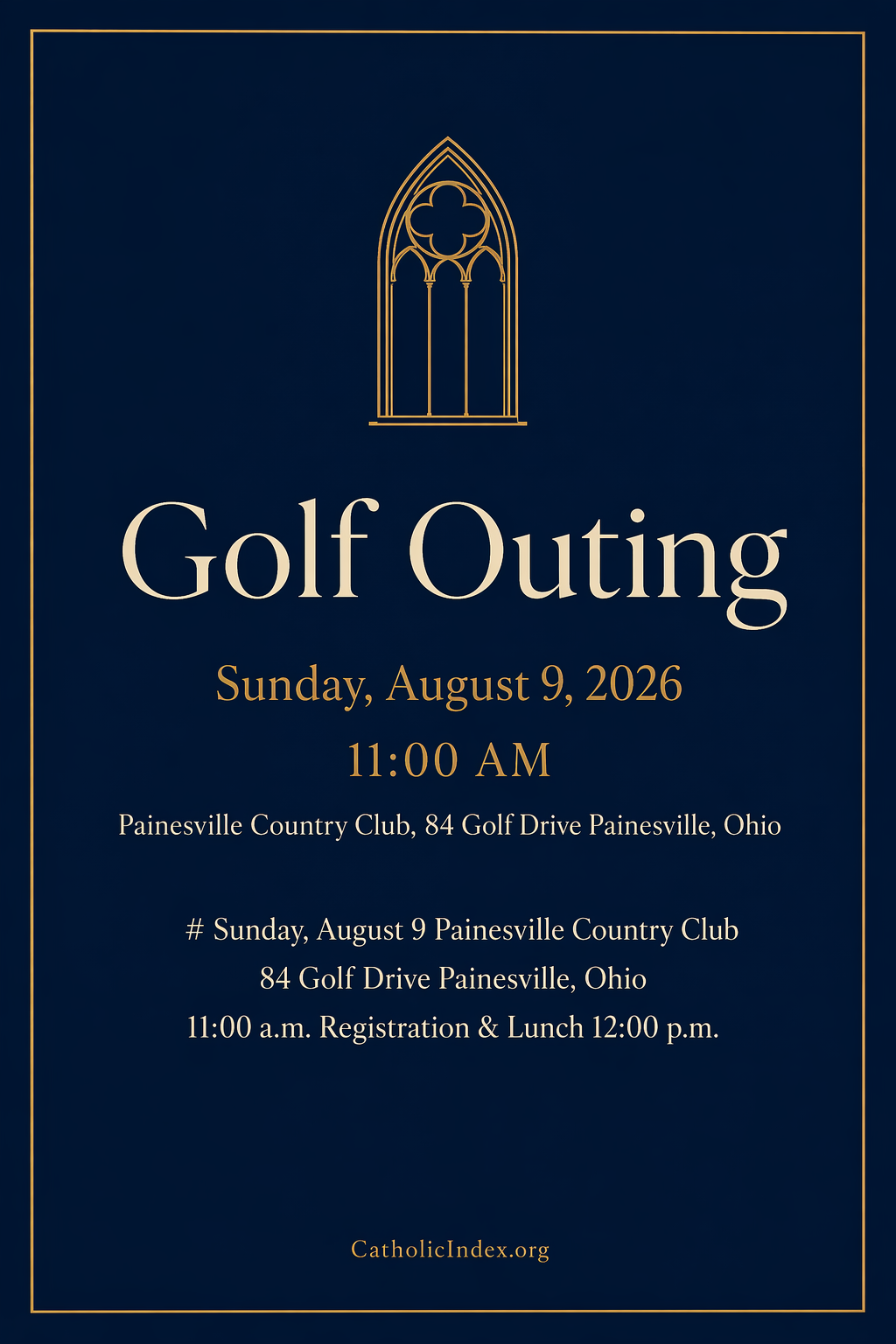 Golf Outing
