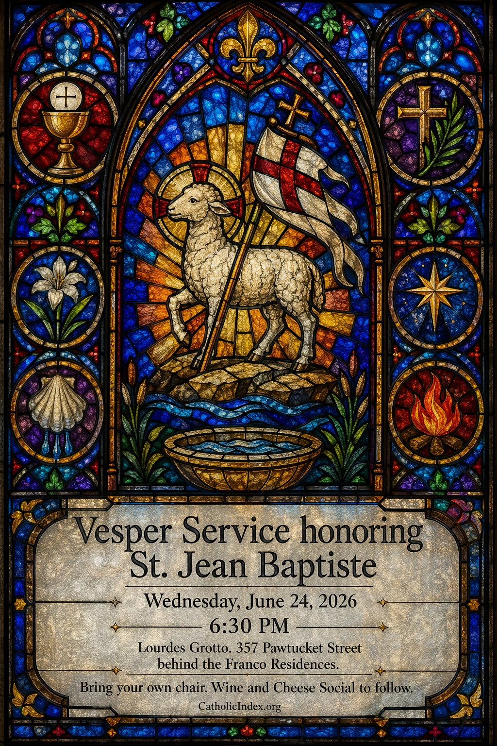Vesper Service honoring St. Jean Baptiste