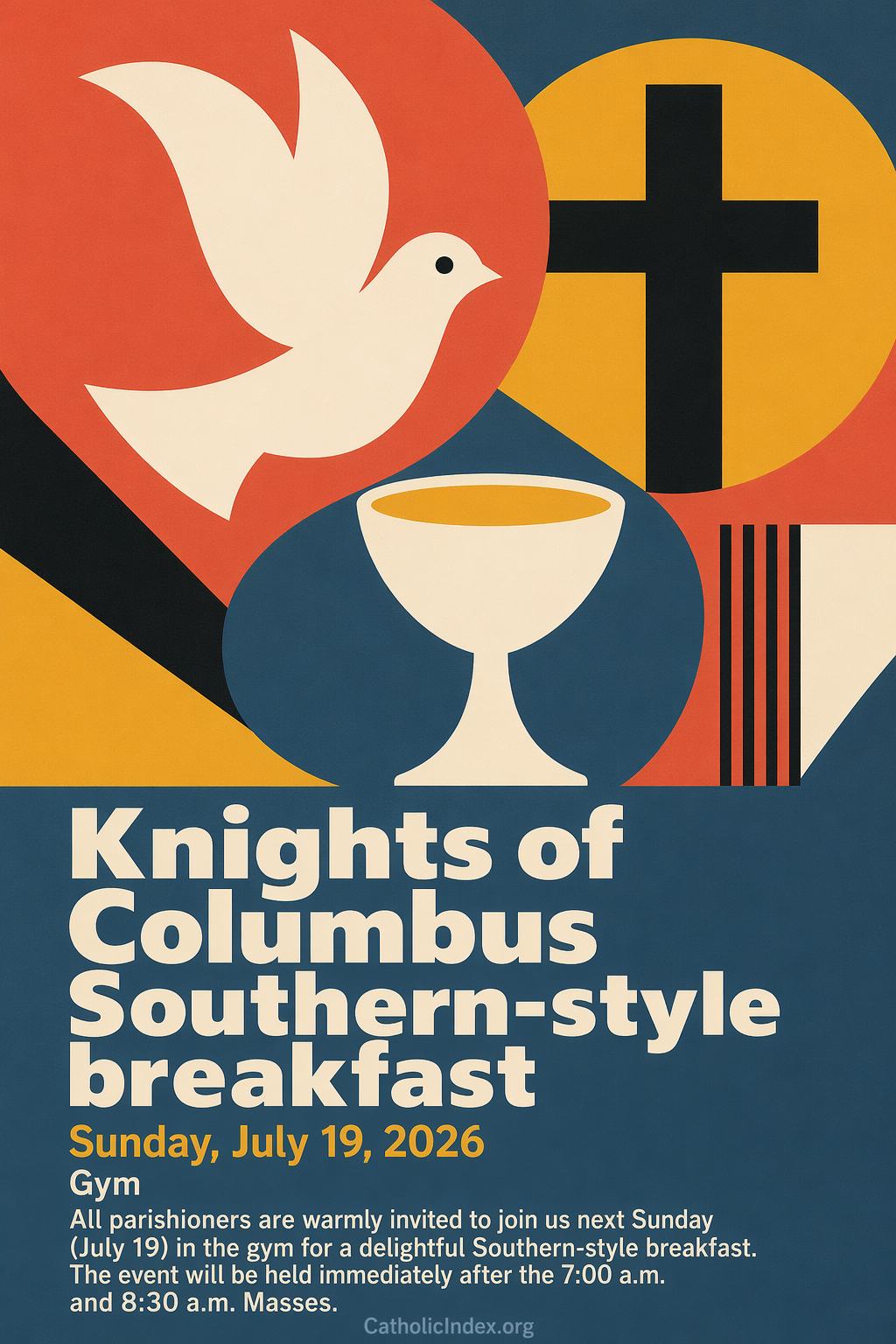 Knights of Columbus Southern-style breakfast
