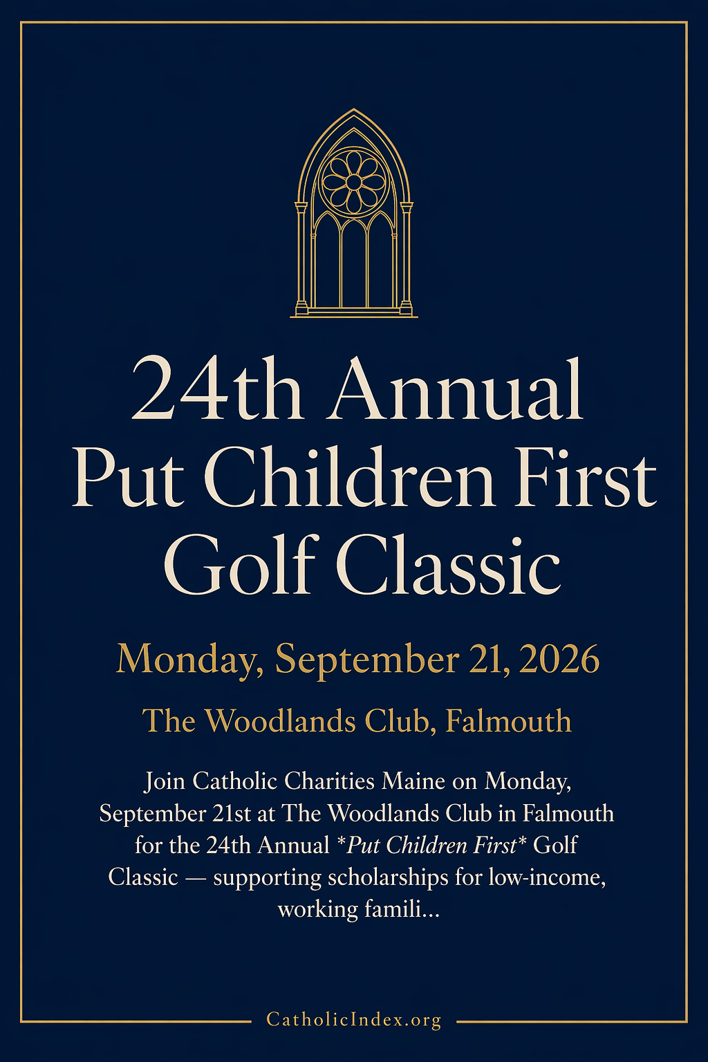 24th Annual Put Children First Golf Classic