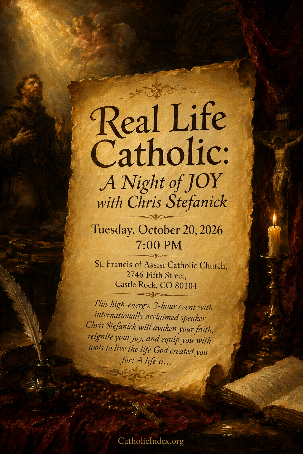 Real Life Catholic: A Night of JOY with Chris Stefanick