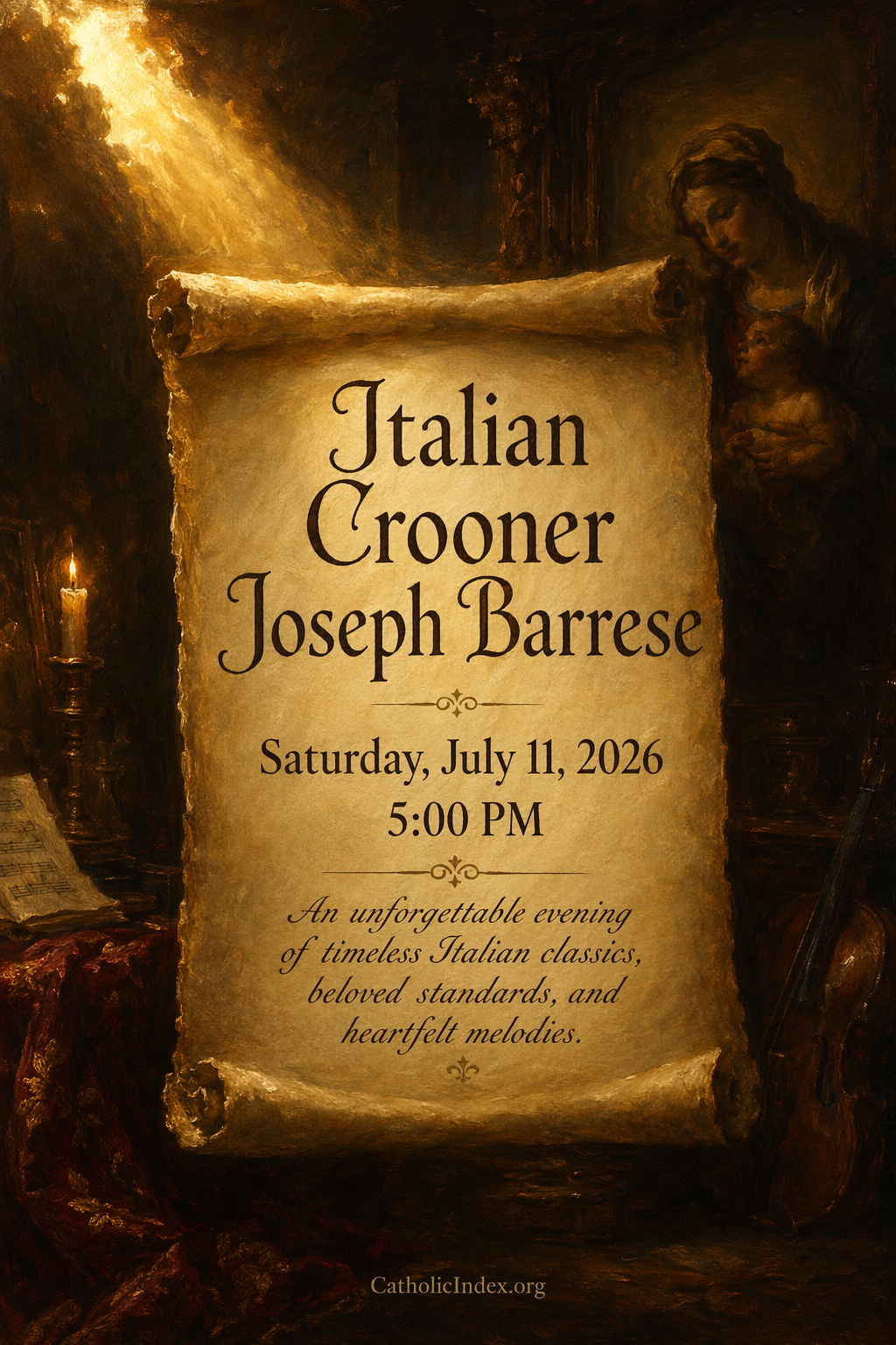 Italian Crooner Joseph Barrese