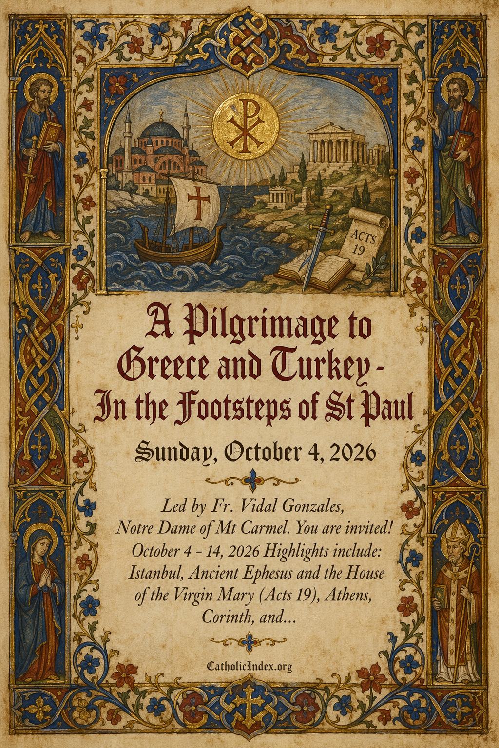 A Pilgrimage to Greece and Turkey - In the Footsteps of St Paul