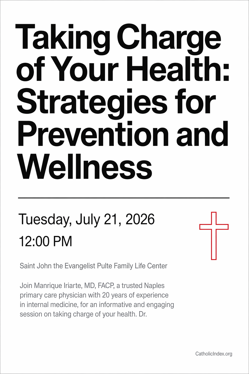 Taking Charge of Your Health: Strategies for Prevention and Wellness