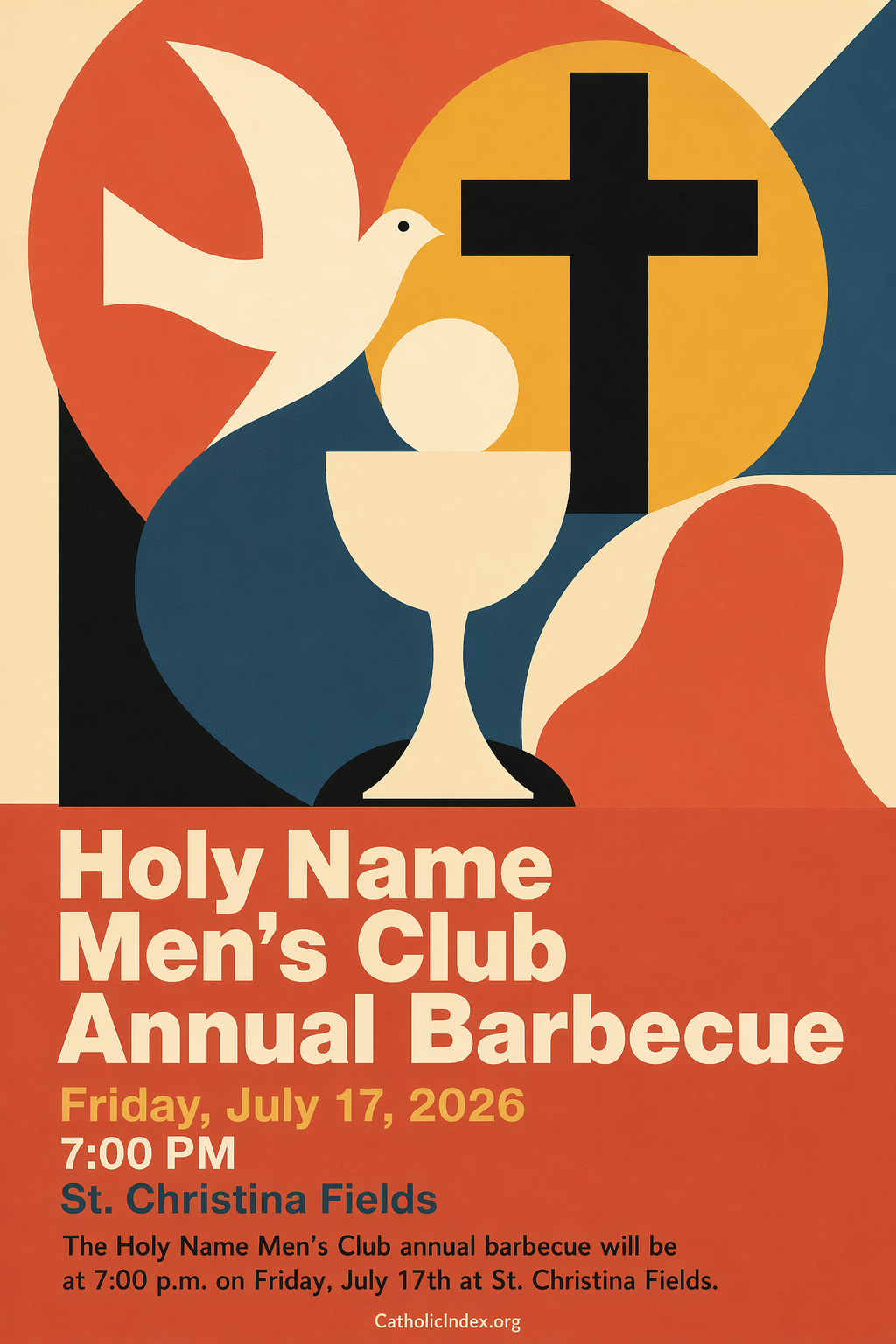 Holy Name Men's Club Annual Barbecue
