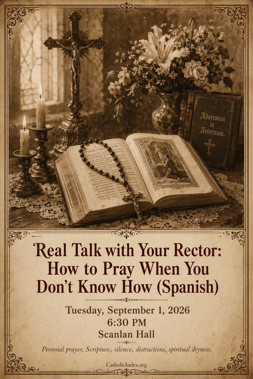 Real Talk with Your Rector: How to Pray When You Don't Know How (Spanish)