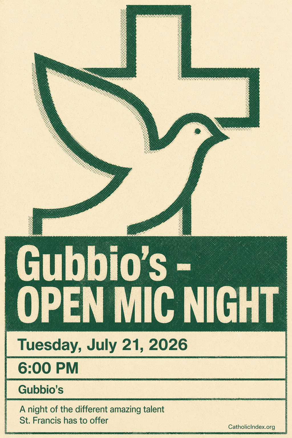 Gubbio's - OPEN MIC NIGHT