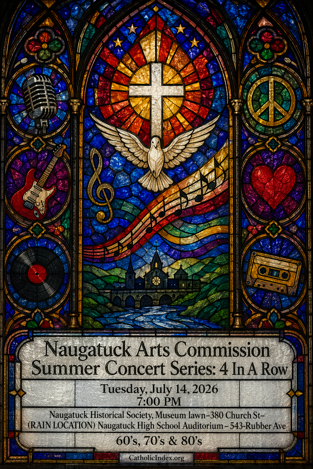 Naugatuck Arts Commission Summer Concert Series: 4 In A Row