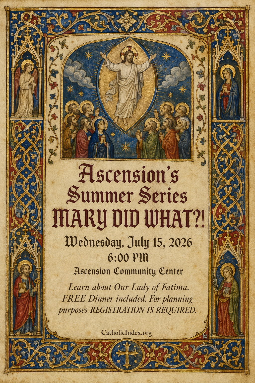 Ascension's Summer Series AND MARY DID WHAT?!