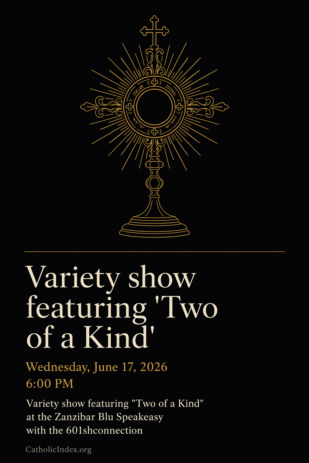 Variety show featuring 'Two of a Kind'