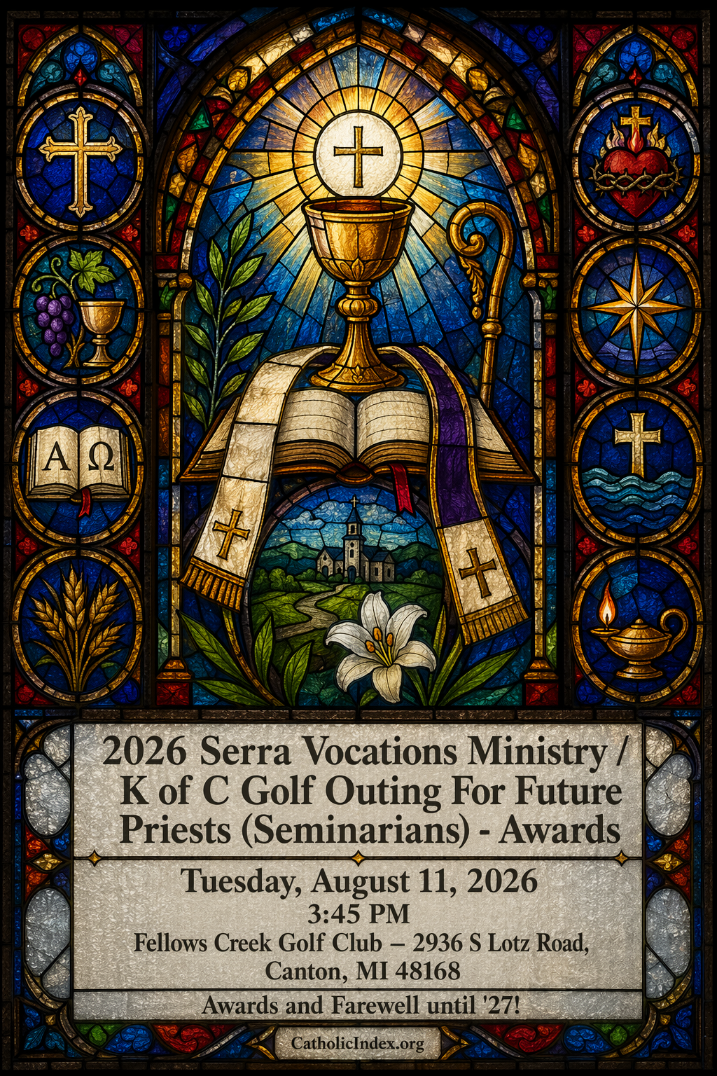 2026 Serra Vocations Ministry / K of C Golf Outing For Future Priests (Seminarians) - Awards