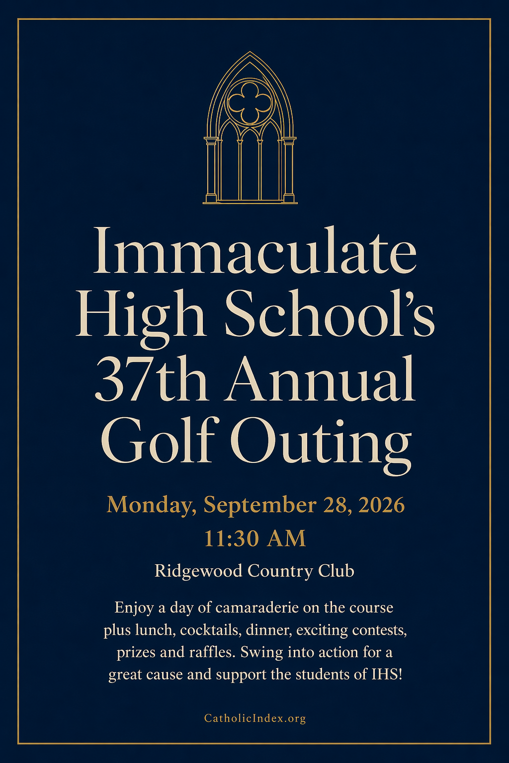 Immaculate High School's 37th Annual Golf Outing