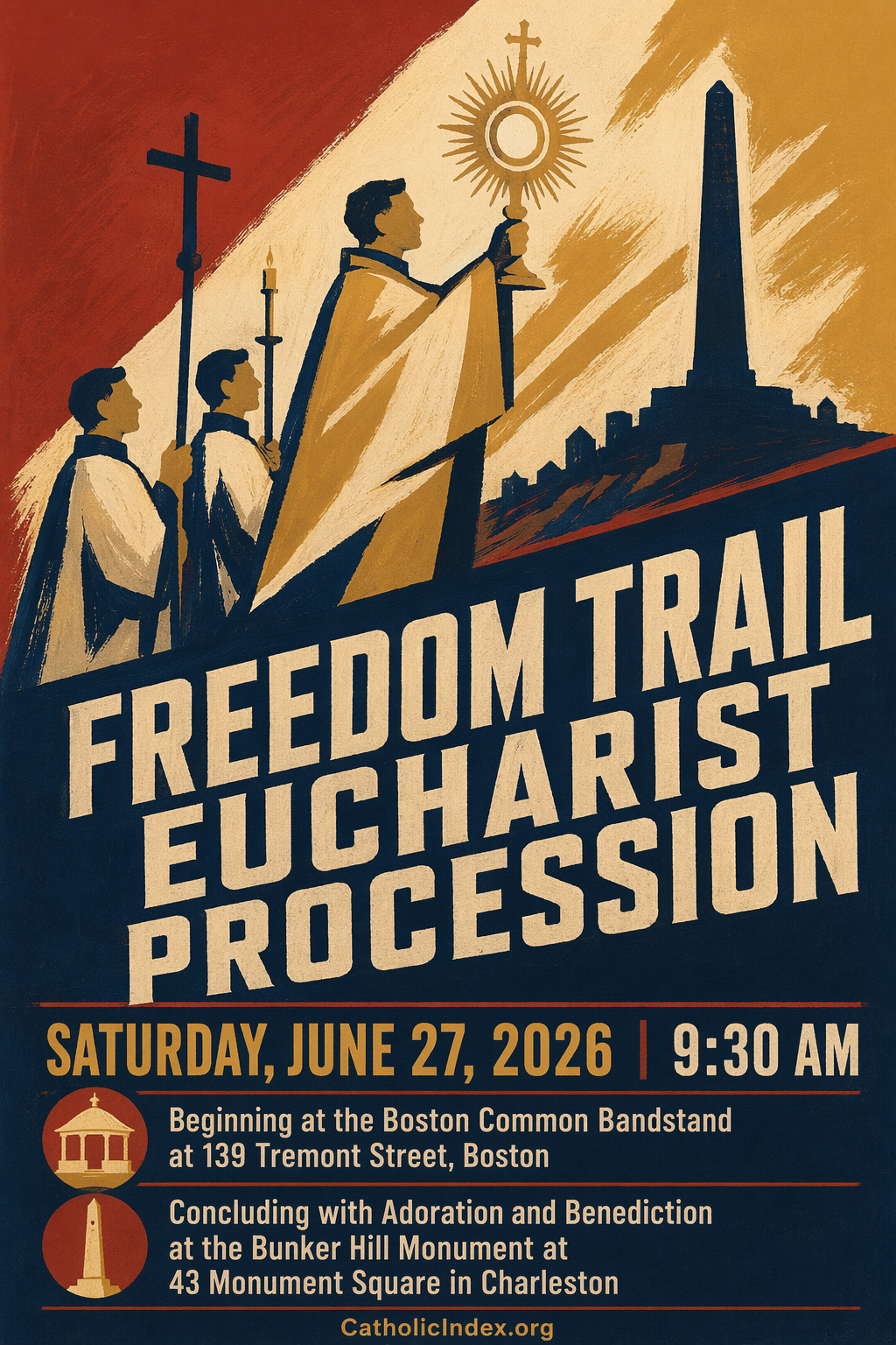 Freedom Trail Eucharist Procession