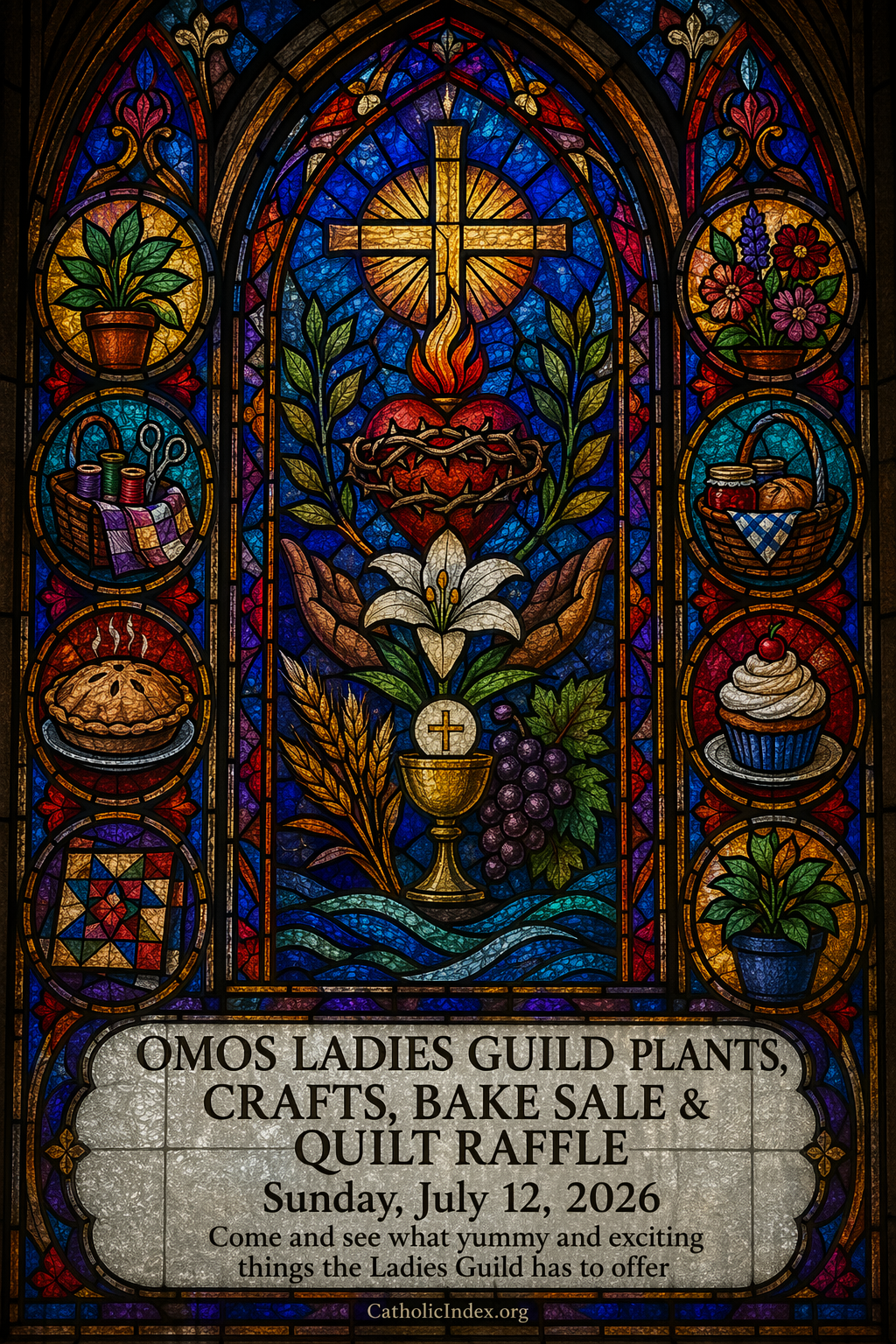 OMOS LADIES GUILD PLANTS, CRAFTS, BAKE SALE & QUILT RAFFLE