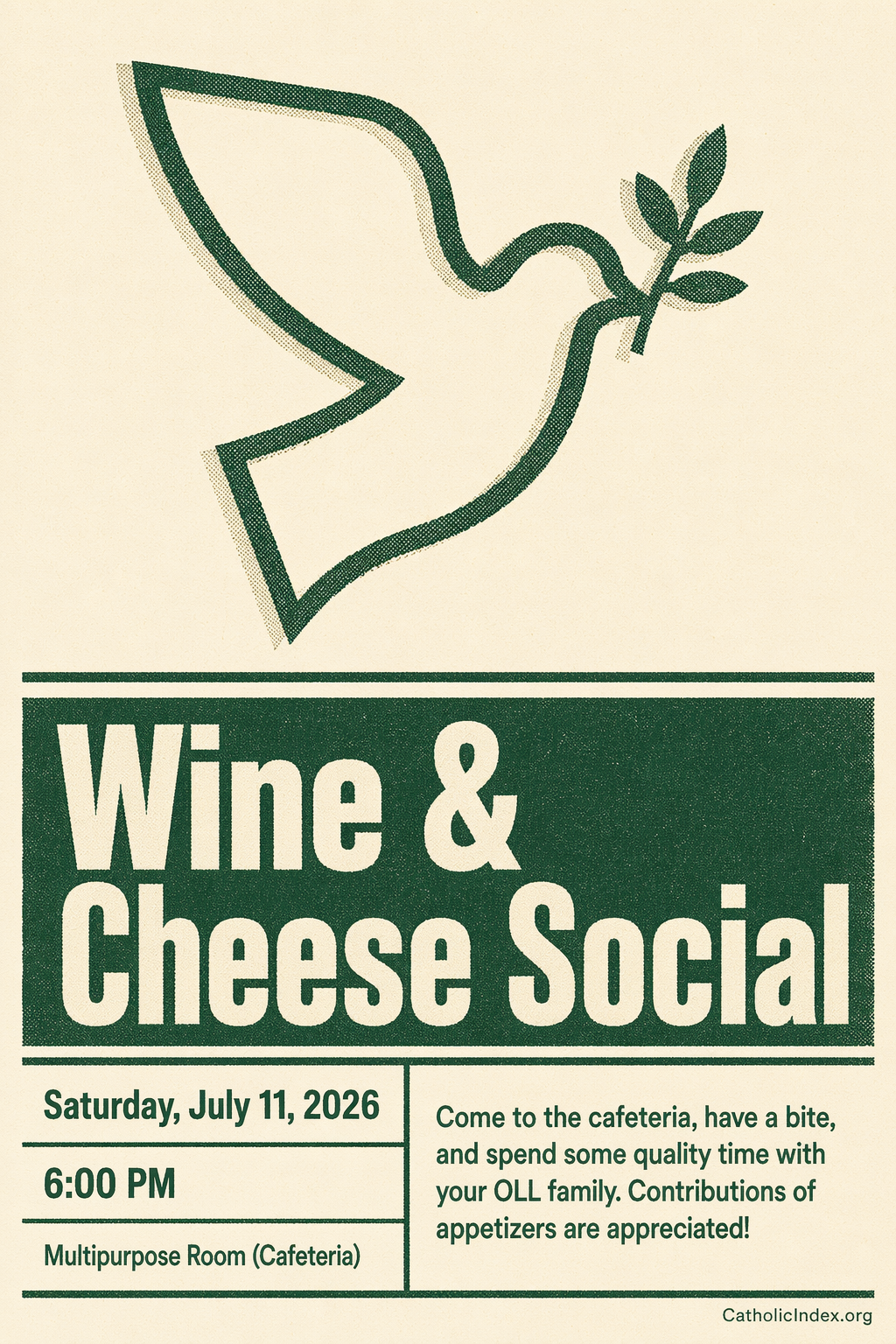 Wine & Cheese Social