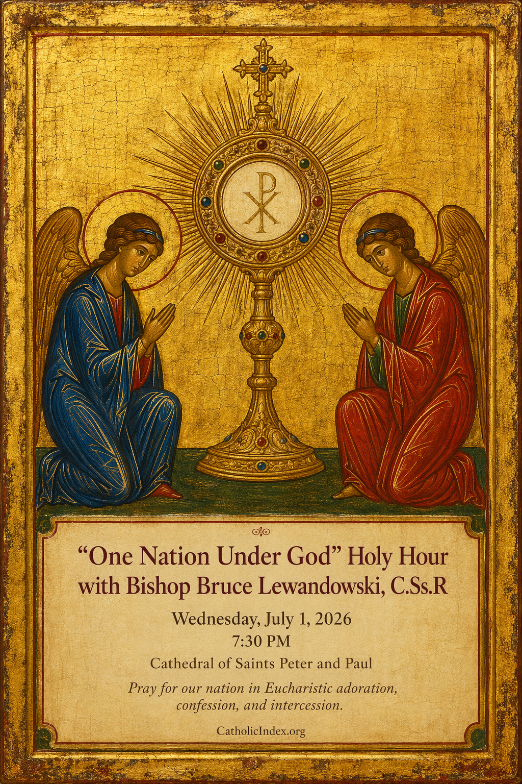 "One Nation Under God" Holy Hour with Bishop Bruce Lewandowski, C.Ss.R
