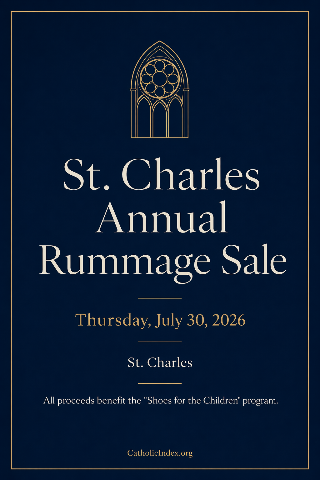 St. Charles Annual Rummage Sale