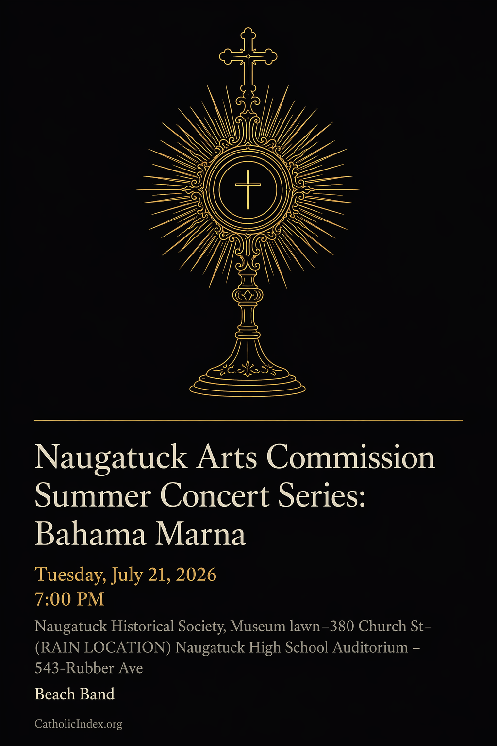Naugatuck Arts Commission Summer Concert Series: Bahama Marna