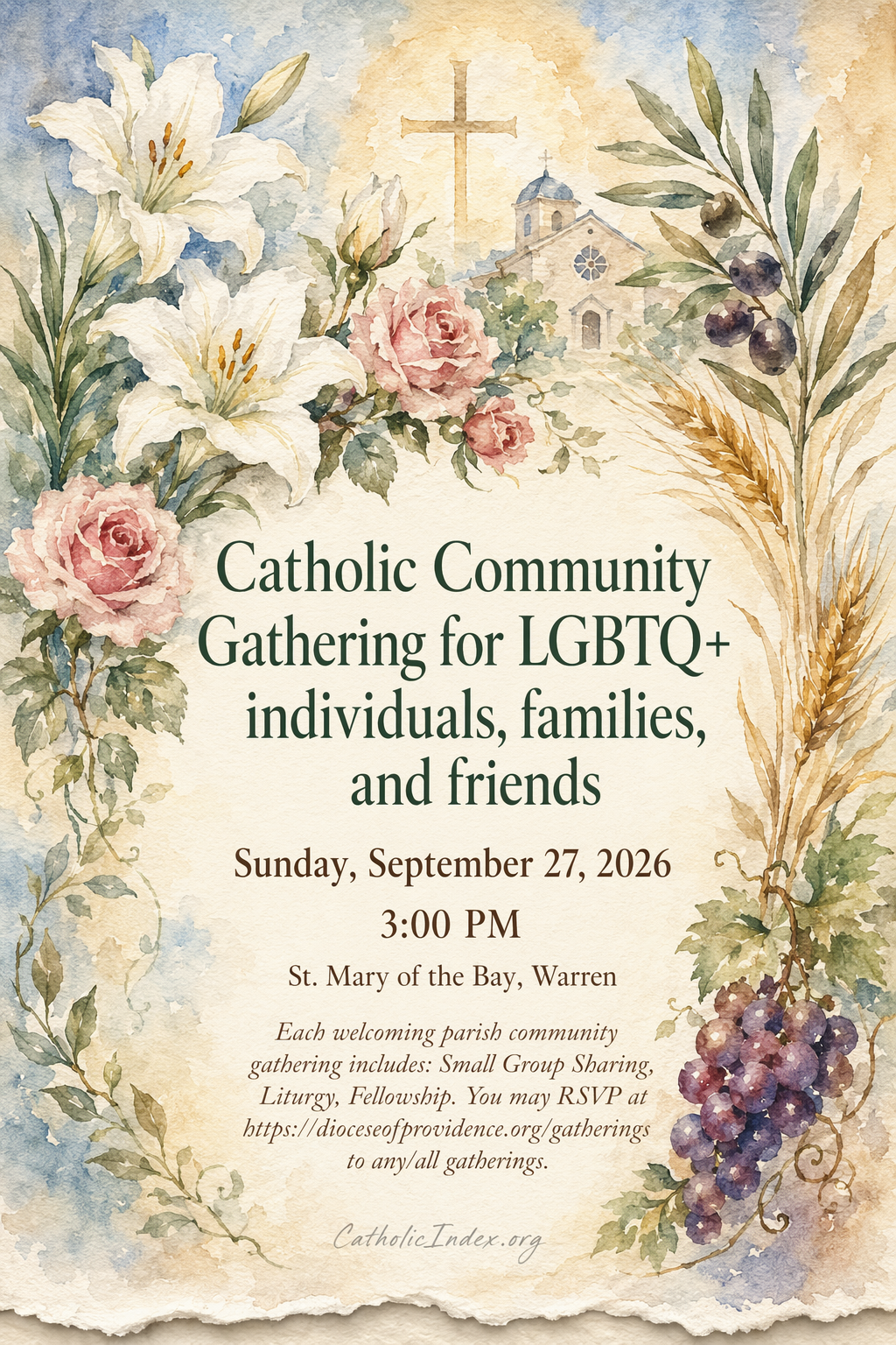 Catholic Community Gathering for LGBTQ+ individuals, families, and friends