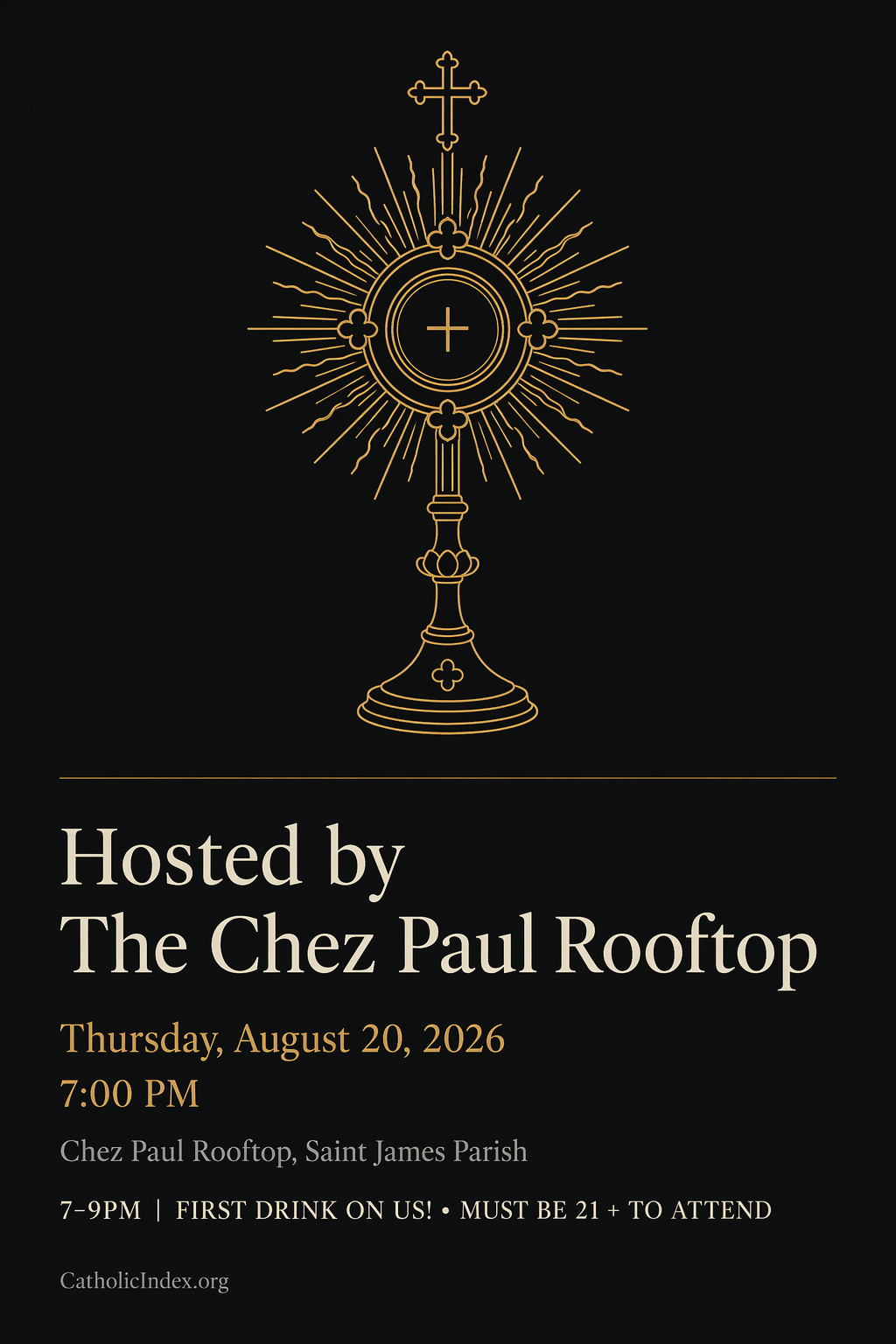 Hosted by The Chez Paul Rooftop