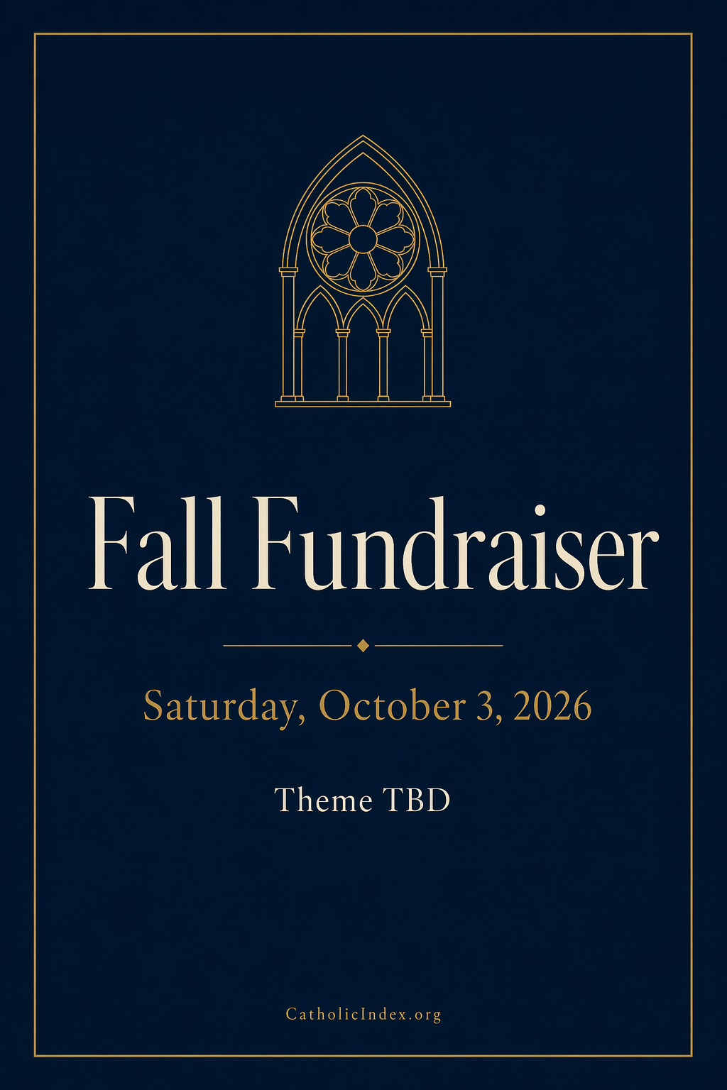 Fall Fundraiser