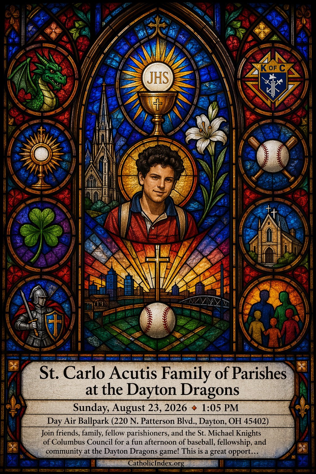 St. Carlo Acutis Family of Parishes at the Dayton Dragons