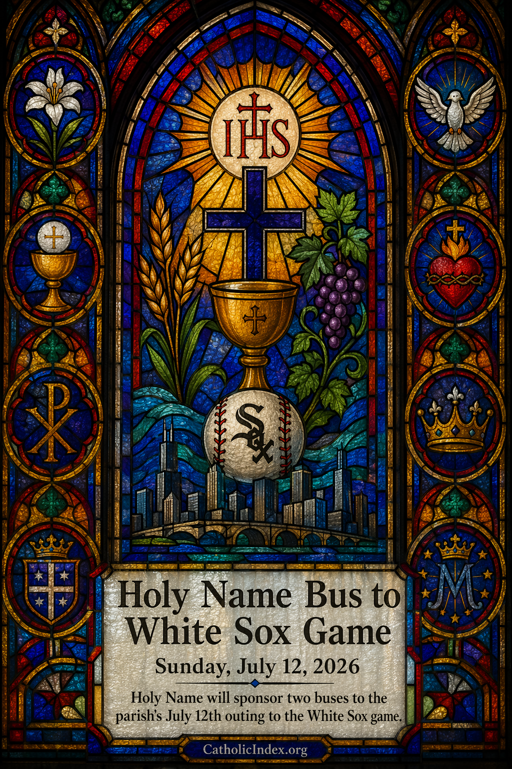 Holy Name Bus to White Sox Game