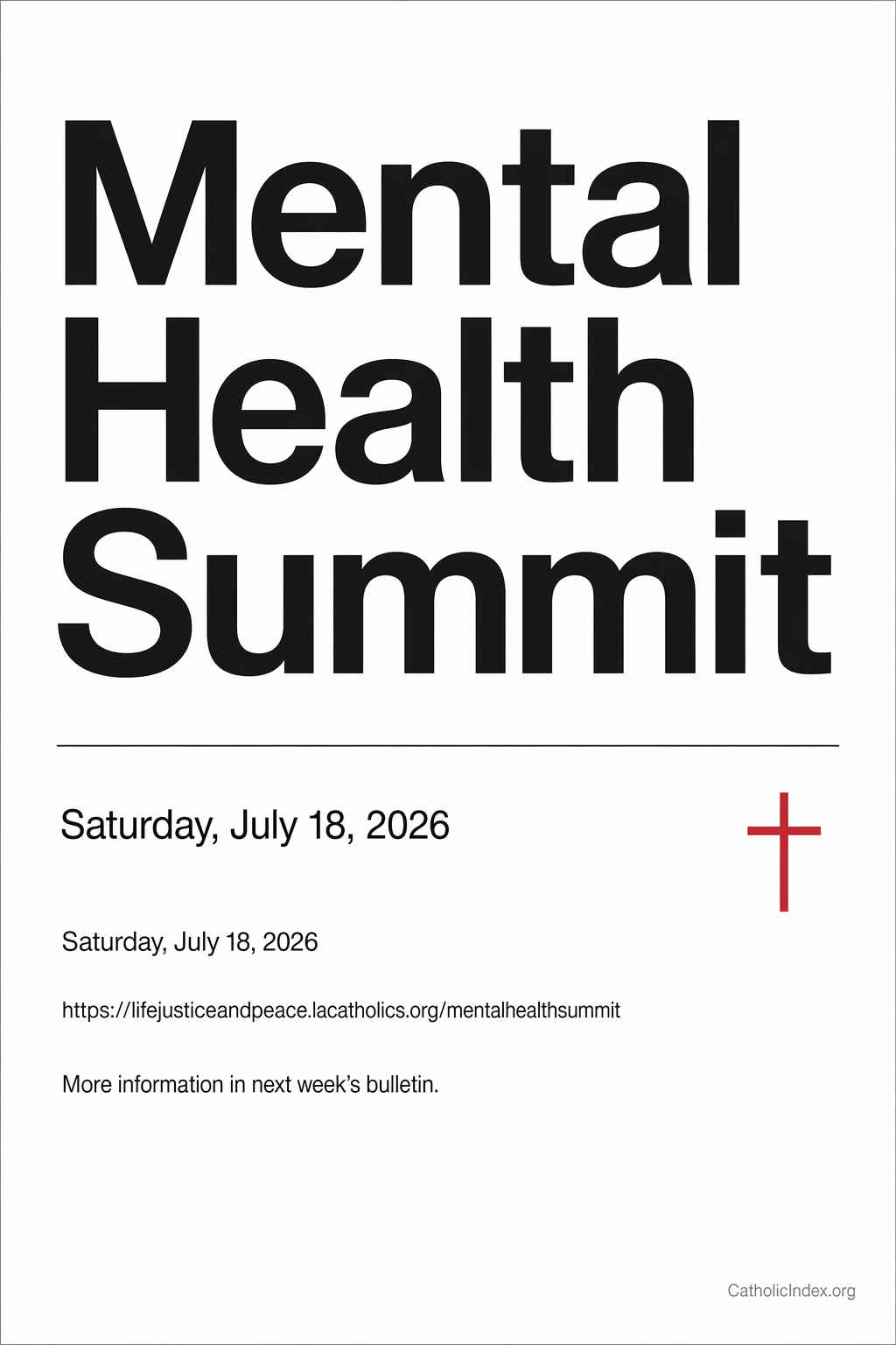 Mental Health Summit