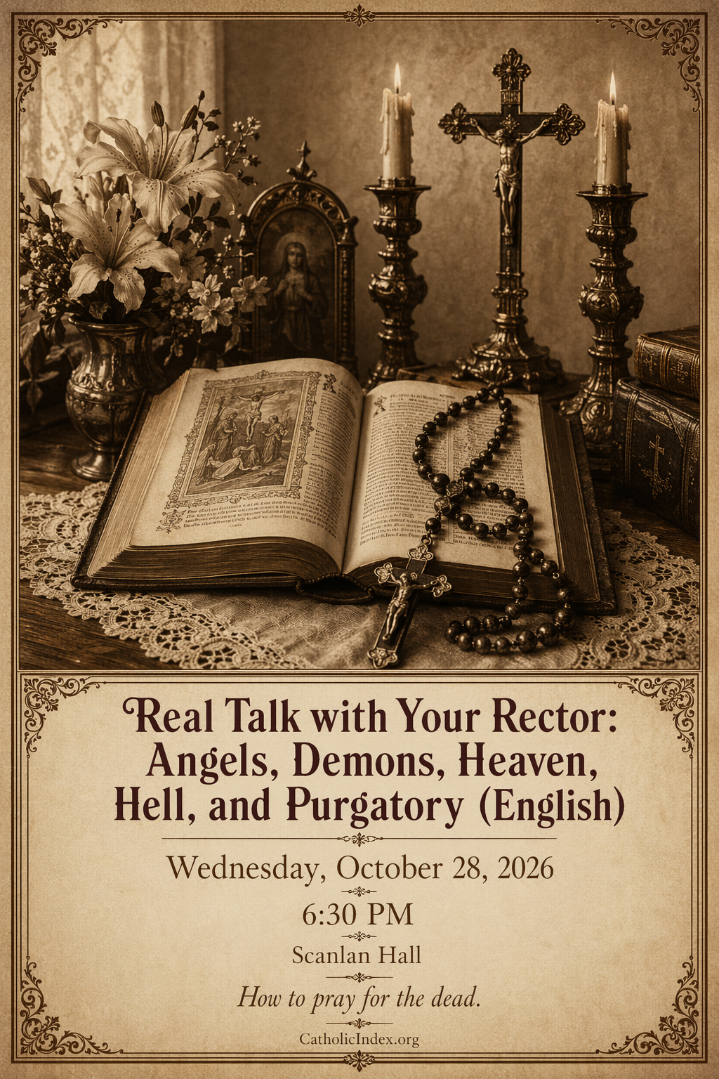 Real Talk with Your Rector: Angels, Demons, Heaven, Hell, and Purgatory (English)