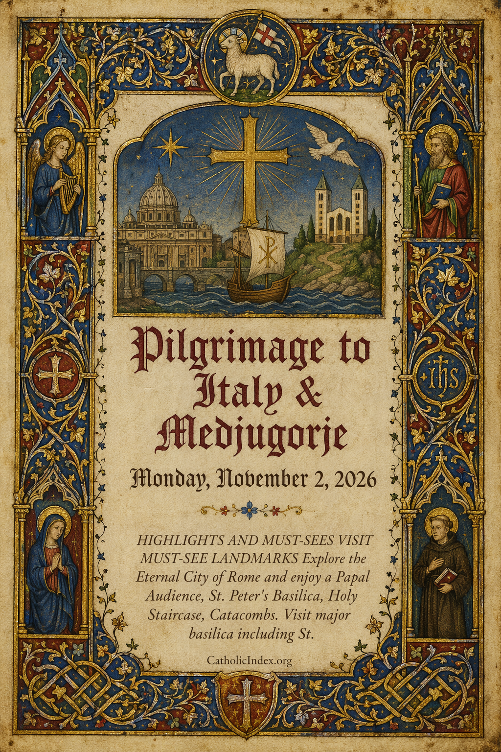 Pilgrimage to Italy & Medjugorje