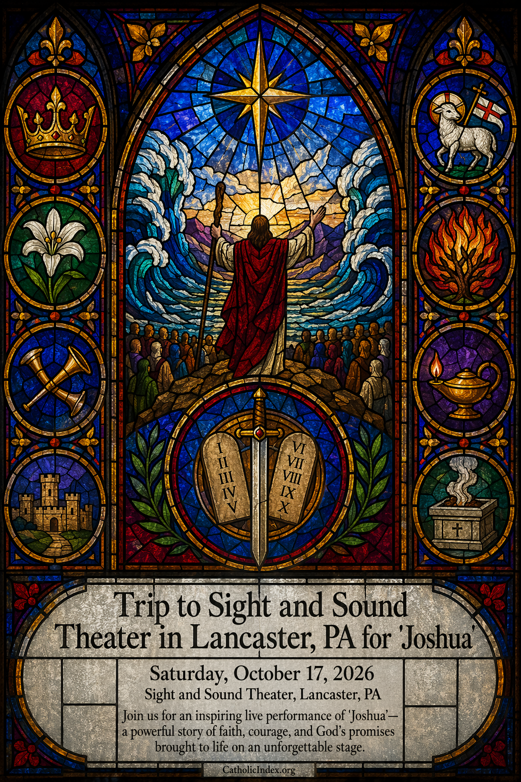 Trip to Sight and Sound Theater in Lancaster, PA for 'Joshua'