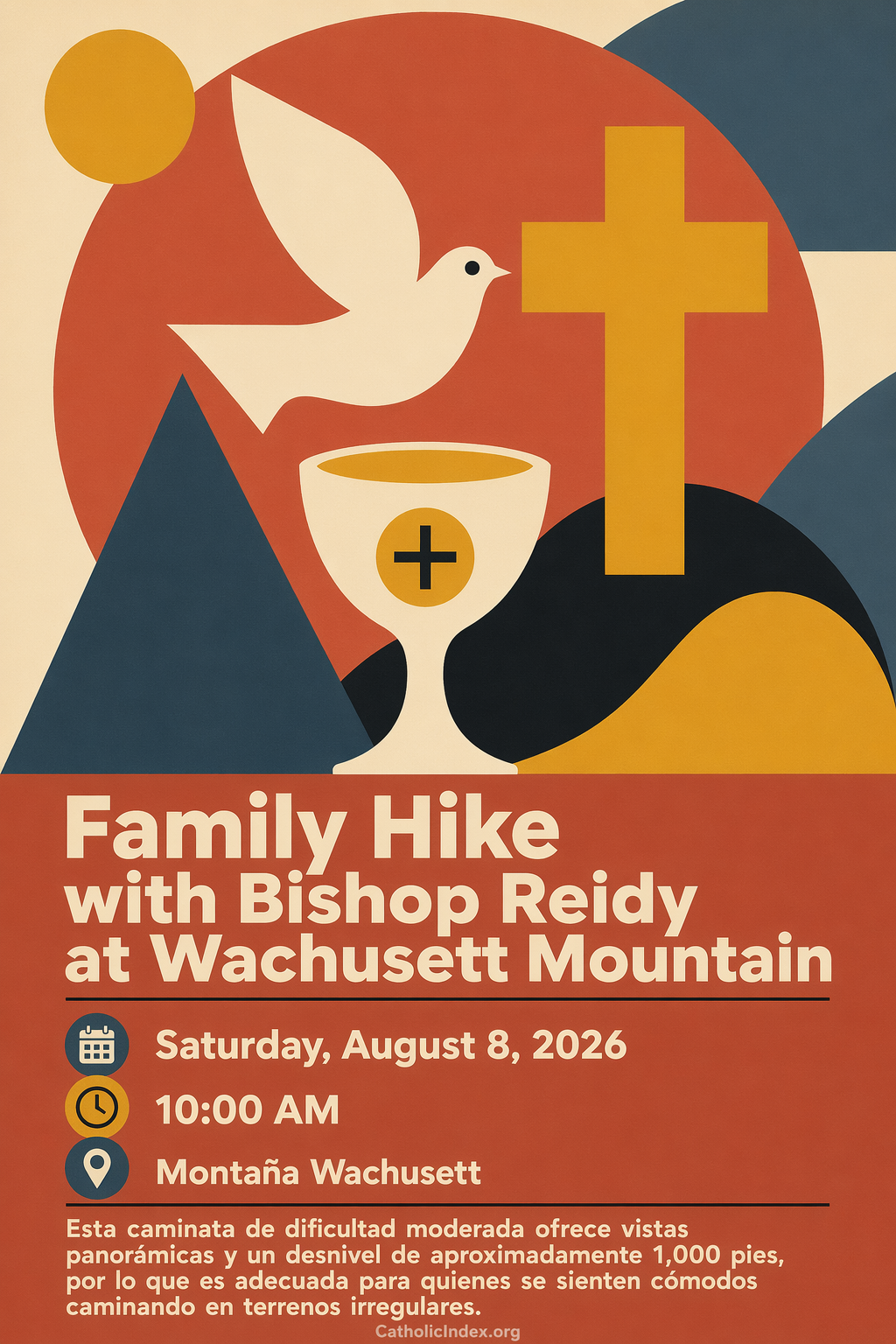 Family Hike with Bishop Reidy at Wachusett Mountain